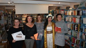 ©Jean-Luc Kervarec De g.à d.: Anne Le Bihan, Gaëlle Pairel, Maryam Samaan, Maram Al-Masri et Estelle Le Breton